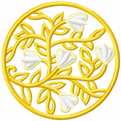 Floral Filigree Embroidery Design 10 Floral Filigree Embroidery Design 10